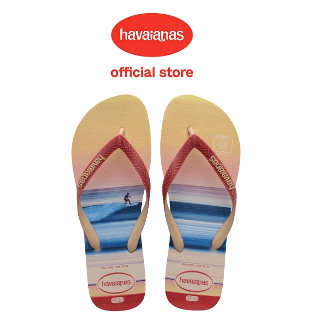 havaianas 哈瓦仕 拖鞋 男鞋 夾腳拖 衝浪 海浪 Top Surf Sessions 漸層黃 4149094-0121M(哈瓦士)