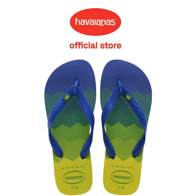 havaianas 哈瓦仕 拖鞋 男鞋 女鞋 夾腳拖 拼接 跳色 漸層 Brasil Fresh 藍 4145745-7893U(哈瓦士)