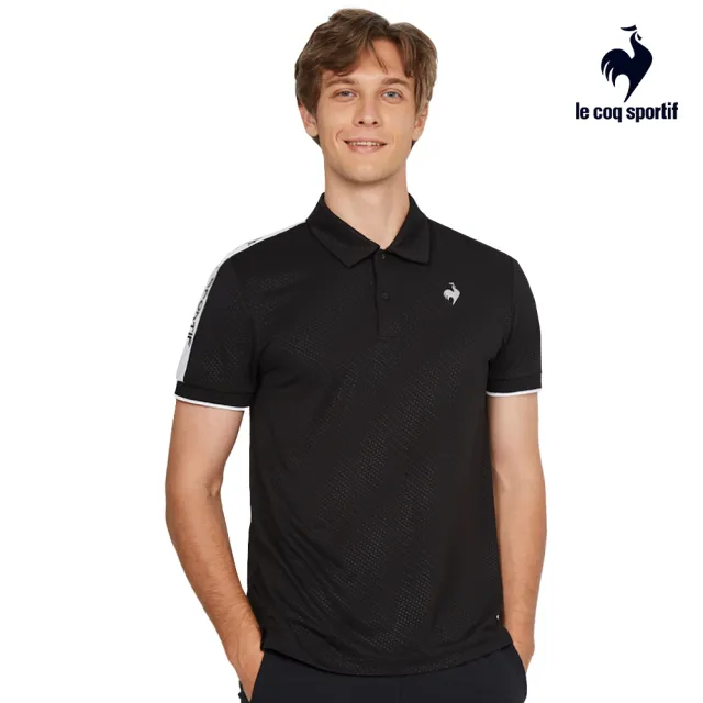 【LE COQ SPORTIF 公雞】運動TRAINING短袖POLO衫 男款-2色-LWT21644