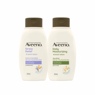 即期品【Aveeno 艾惟諾】超值2入-長效燕麥沐浴露354ml(燕麥/薰衣草_任選)