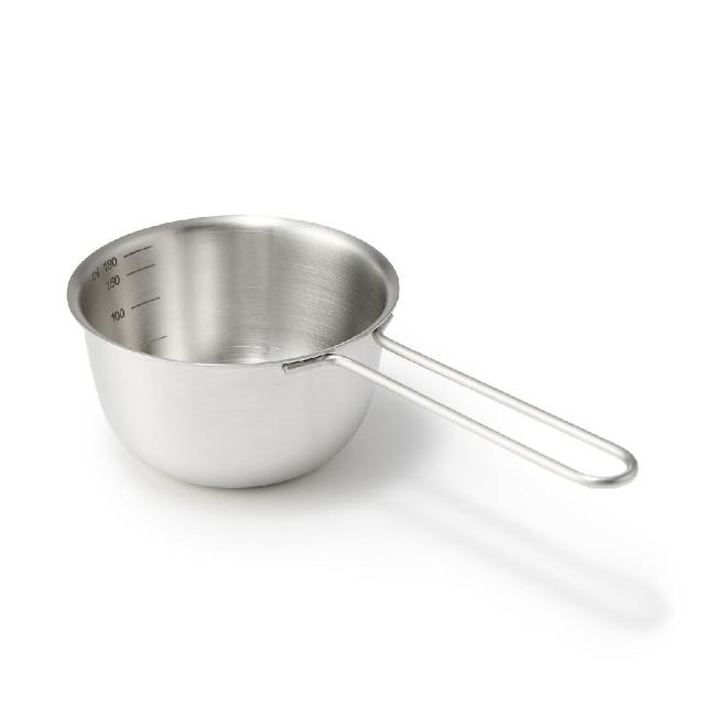 【MUJI 無印良品】不鏽鋼計量杯 200ml/約直徑9x長18x高5cm