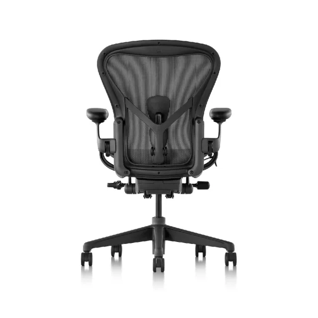 【Herman Miller】Aeron全功能-石墨黑 l B SIZE l 原廠授權商世代家具(人體工學椅/辦公椅/主管椅)