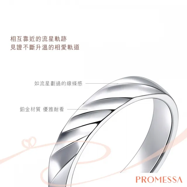 【PROMESSA】PT950鉑金 星宇系列 戒指(男戒)