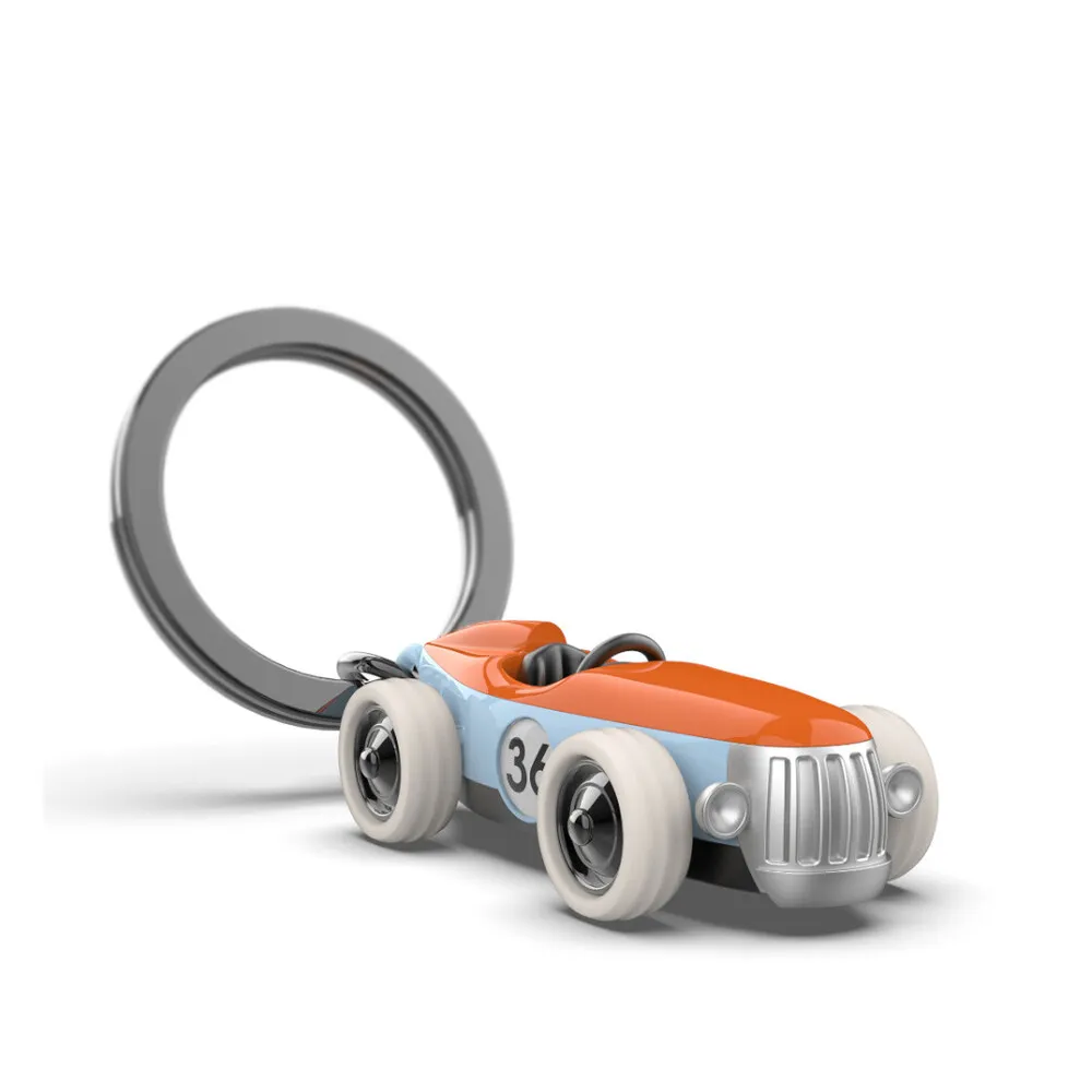 【Metalmorphose】MTM懷舊賽車造型質感鑰匙圈(買就送真皮鑰匙掛環)