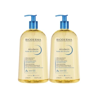 【BIODERMA 貝膚黛瑪 官方直營】舒益輕沐浴油1000ml 2入組