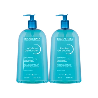 【BIODERMA 貝膚黛瑪 官方直營】舒益B3平衡修護沐浴露1000ml 2入組