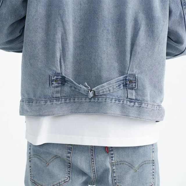 【LEVIS 官方旗艦】男款 Type1復古寬鬆版型外套 牛仔外套 人氣新品 0016W-0001