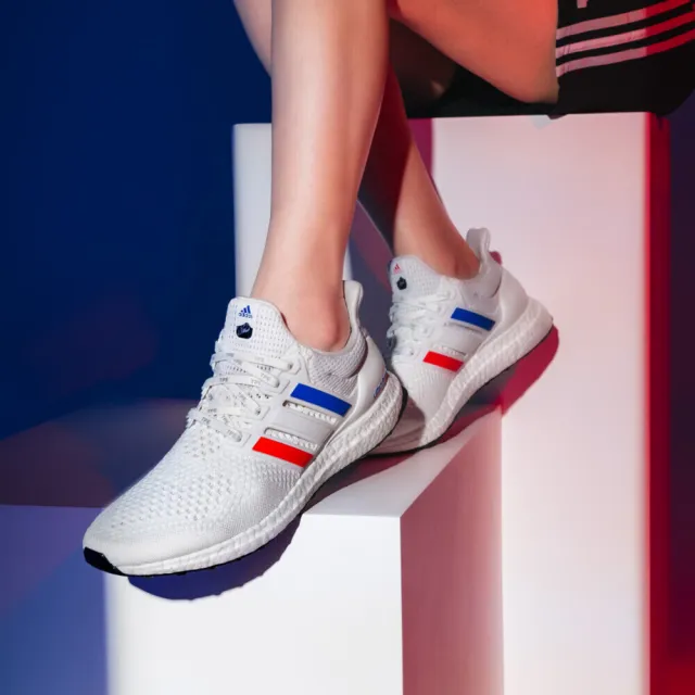 【adidas 愛迪達】Ultraboost 1.0 Taipei 男女 慢跑鞋 台北城市跑鞋 緩震 白藍紅(JS0307)