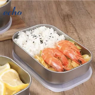【ECHO】日本製ECHO不鏽鋼保鮮盒420ml(保鮮盒 日本ECHO)