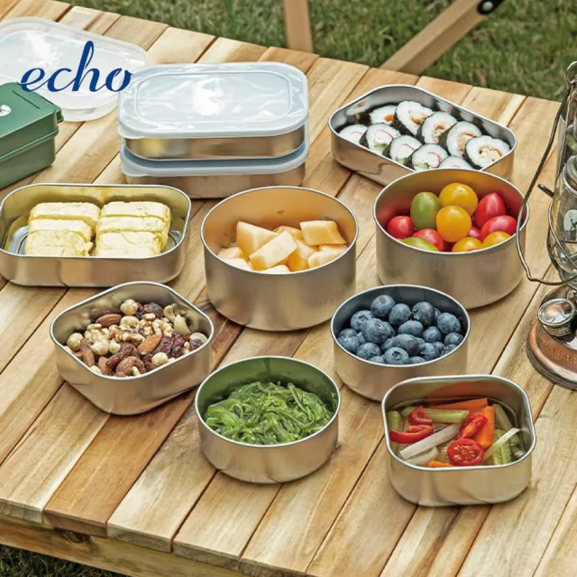 【ECHO】日本製ECHO不鏽鋼保鮮盒420ml(保鮮盒 日本ECHO)