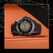 【MIDO 美度】Commander Gradient香榭漸層透視腕錶 黑橘編織帶款-加上鍊機＆多豪禮 M6(M021.407.37.411.00)