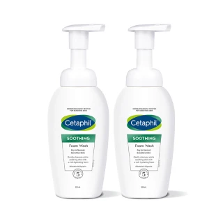 【Cetaphil 舒特膚】官方直營 舒新潔面泡泡 200ml*2入(小雲朵/洗臉慕斯/敏感肌/胺基酸/B3/B5/乾燥泛紅)