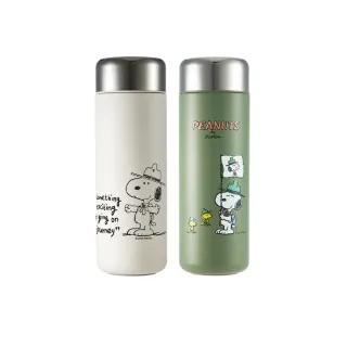 【CorelleBrands 康寧餐具】SNOOPY鋅動輕瓷不鏽鋼隨行保溫杯500ml(兩款任選)