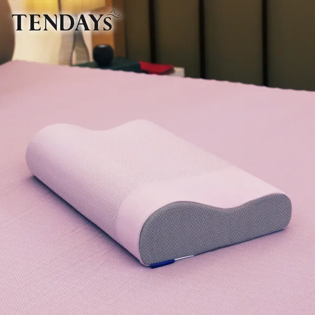 【TENDAYS】玩色柔眠記憶枕 2入組(薰衣紫 8cm/10cm 任選)