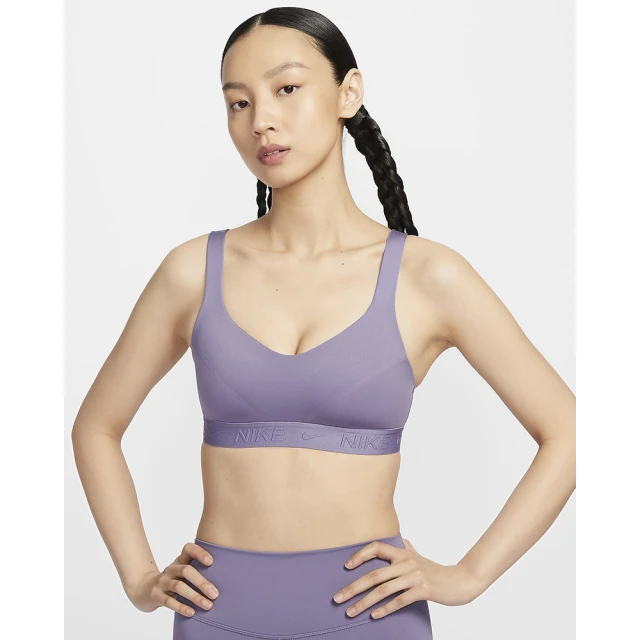 NIKE 耐吉 運動內衣 運動 訓練 Nike Dri-FIT 女 AS W NK DF INDY HGH SPT BRA 深紫色(FD1069509)