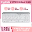 【Logitech 羅技】鍵鼠組 K580 超薄跨平台藍牙鍵盤+M650多工靜音無線滑鼠