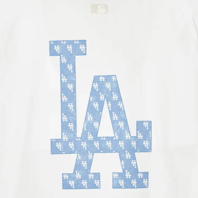 【MLB】背後大Logo短袖T恤 MONOGRAM系列 洛杉磯道奇隊(3ATSM0643-07WHS)