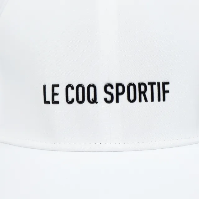 【LE COQ SPORTIF 公雞】高爾夫系列 RIJOUME系列 白色立體LOGO可調節棒球帽 QGT0J107