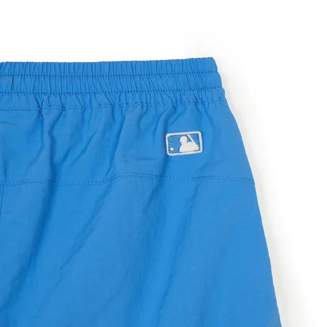 【MLB】KIDS 小Logo運動短褲 童裝 洛杉磯道奇隊(7ASMB0443-07BLS)