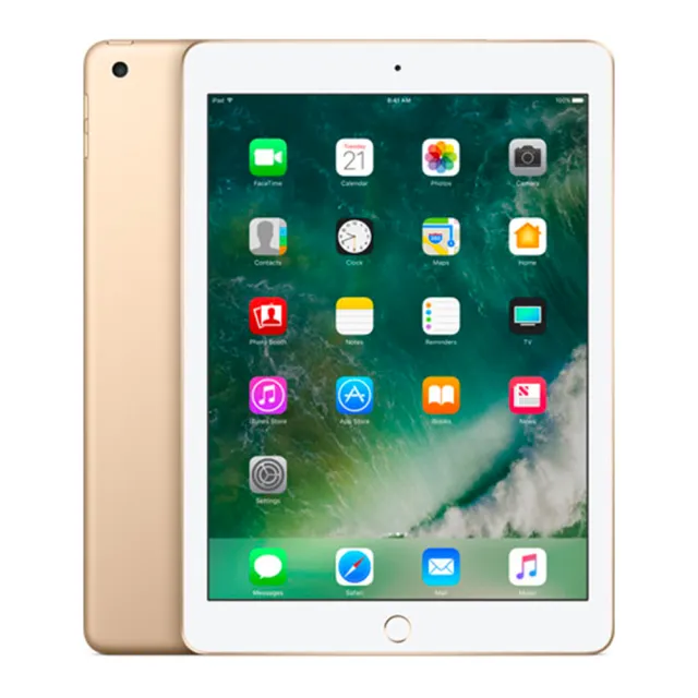 【Apple】A級福利品 iPad 5 9.7吋 2017-128G-WiFi版 平板電腦(贈超值配件禮)