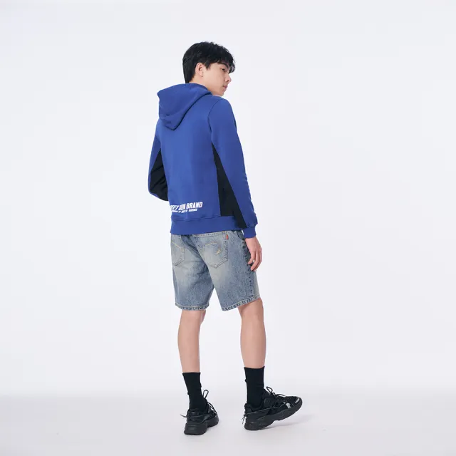 【5th STREET】男裝復古美式短褲-拔洗藍(山形系列)