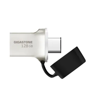 【GIGASTONE 立達】128GB USB3.1/3.2 Gen1 Type-C OTG雙用金屬隨身碟UC-5400(128G高速隨身碟/iPhone15適用)