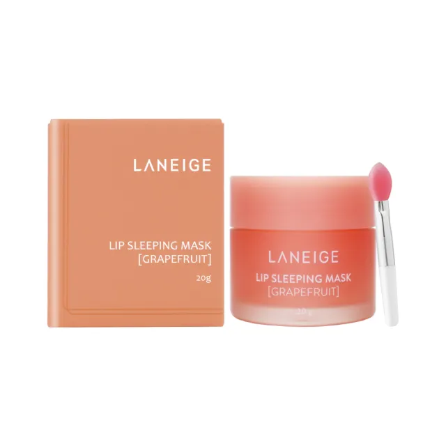 【LANEIGE 蘭芝】睡美人極萃滋養晚安唇膜20g甜莓雙入組(交換禮物/國際航空版/買1送1)