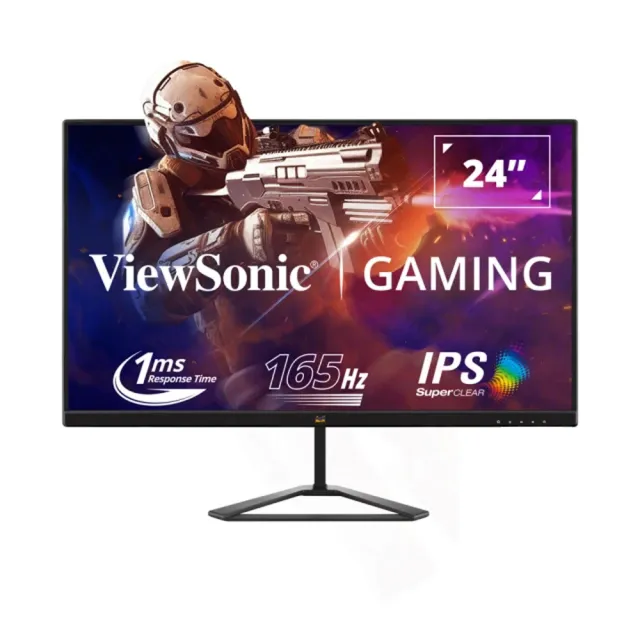 【ViewSonic 優派】VX2479-HD-PRO 24型165Hz 電競螢幕(16:9/IPS/165Hz/Display-port/HDMI)