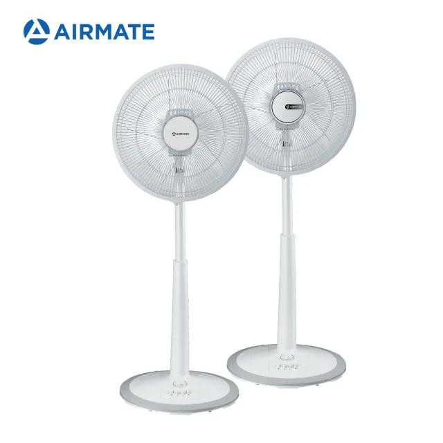 【AIRMATE 艾美特】日系美學14吋定時立地電扇(按鍵款好操作)