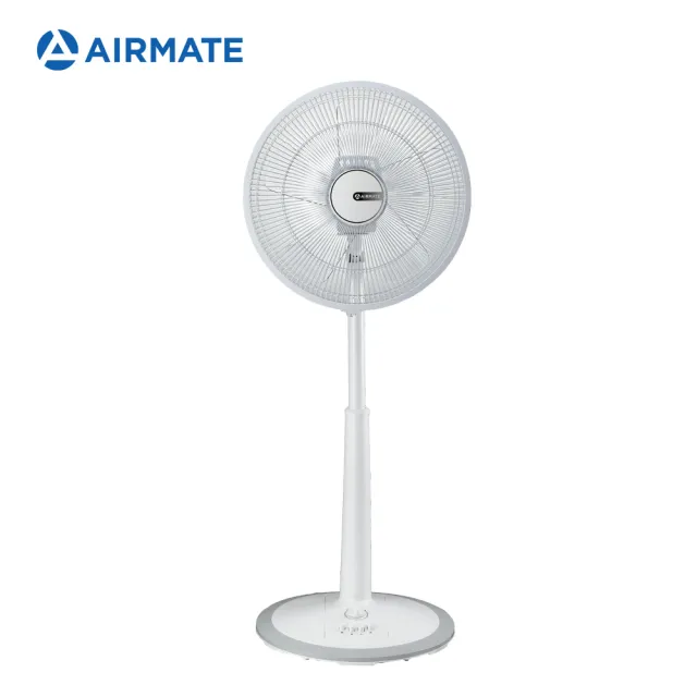 【AIRMATE 艾美特】日系美學14吋定時立地電扇(按鍵款好操作)