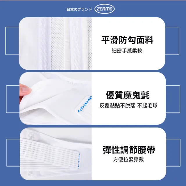 【ZEAMO】日本薄型乳膠減震護腰/固定腰托/直腰/隱形護腰