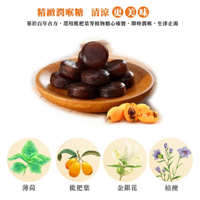 【京都念慈菴】京都念慈菴枇杷潤喉糖-原味 3盒組(160g/盒)