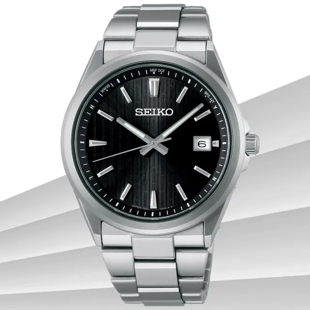 【SEIKO 精工】CS系列 簡約太陽能電波腕錶 禮物推薦 送禮首選(SBTM351J/7B72-0AK0D)