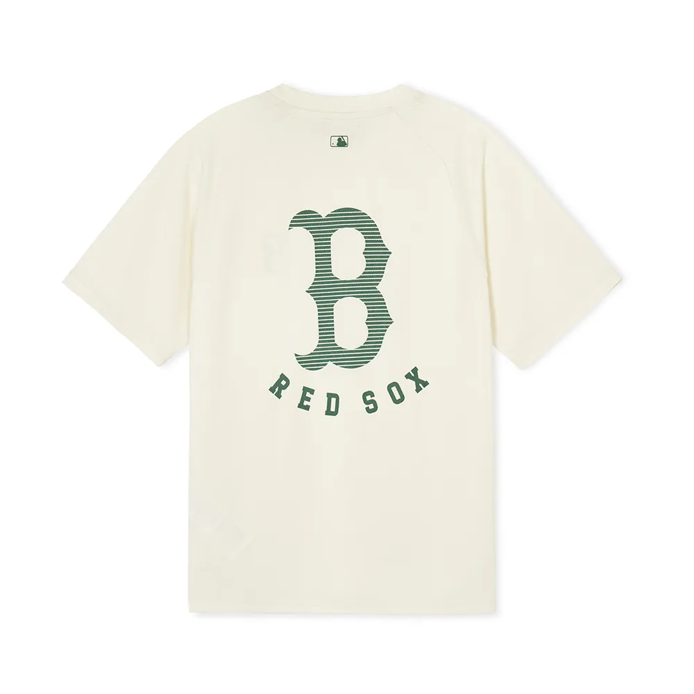 【MLB】童裝 抗UV防曬短袖T恤 波士頓紅襪隊(7ATSCP343-43NBL)