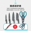 【Tefal 特福】鈦金系列不沾刀具+刀套6件組(三德刀+萬用刀+主廚刀)