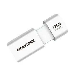 【GIGASTONE 立達】32GB USB3.1/3.2 Gen1 極簡滑蓋隨身碟 UD-3202 白-超值10入組(32G USB3.2 高速隨身碟)