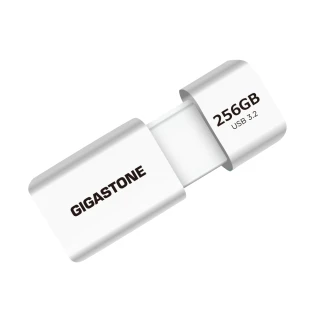 【GIGASTONE 立達】256GB USB3.1/3.2 Gen1 極簡滑蓋隨身碟 UD-3202 白-超值5入組(256G USB3.2 高速隨身碟)