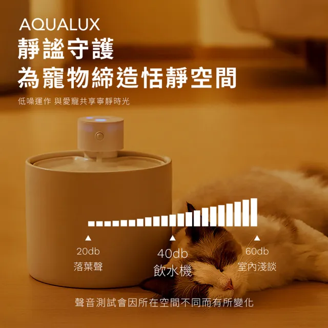 【grantclassic】恆溫底座套餐組 喝不停 AquaLux 寵物智能陶瓷飲水機 + 智慧恆溫底座(官方品牌館)