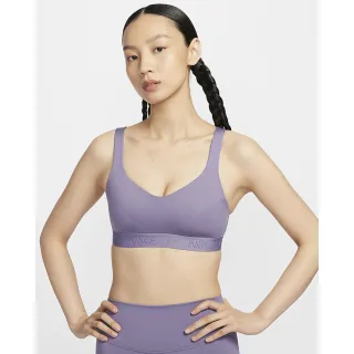 【NIKE 耐吉】運動內衣 運動 訓練 Nike Dri-FIT 女 AS W NK DF INDY HGH SPT BRA 深紫色(FD1069509)