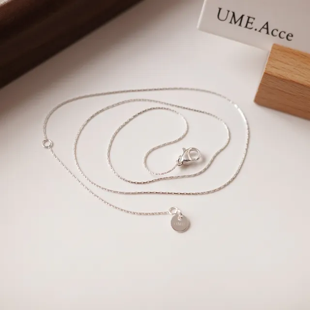 【UME.Acce】極細竹節鈦鋼項鏈(項鍊 鈦鋼 鈦鋼項鍊 竹節 竹節項鍊 極細項鍊 細鍊 細項鍊)