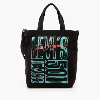 【LEVIS 官方旗艦】501 150周年紀念款 男女同款 托特包 魚子黑 人氣新品 D7703-0001