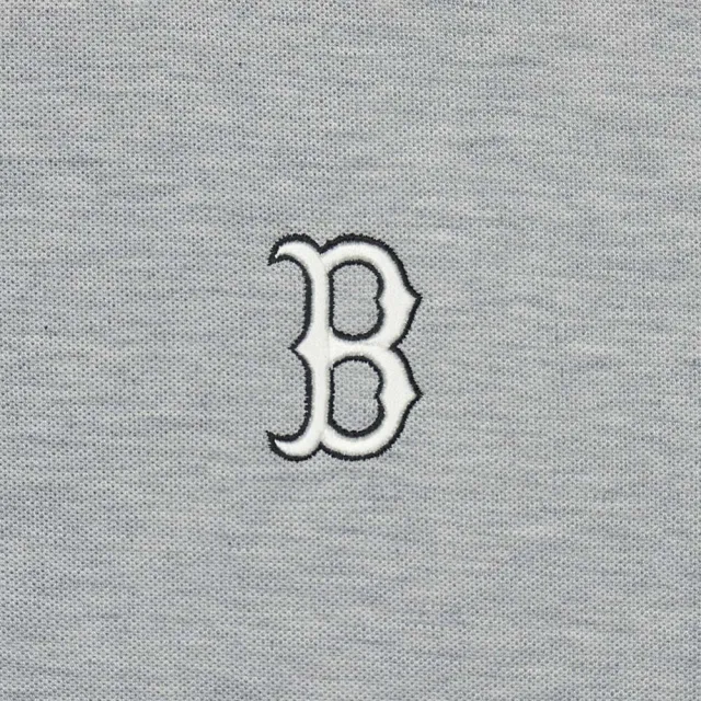 【MLB】抗UV防曬涼感短袖Polo衫 波士頓紅襪隊(3APQB0243-43MGS)