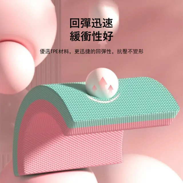 【Gordi】拼色加厚健身體感平衡墊 居家核心訓練踏墊 運動跪墊/瑜伽墊/軟墊 交換禮物(50cm*40cm*6cm)