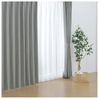 【NITORI 宜得利家居】遮光2級 窗簾 G PALETTE LGY 100×140×1(PALETTE 窗簾)