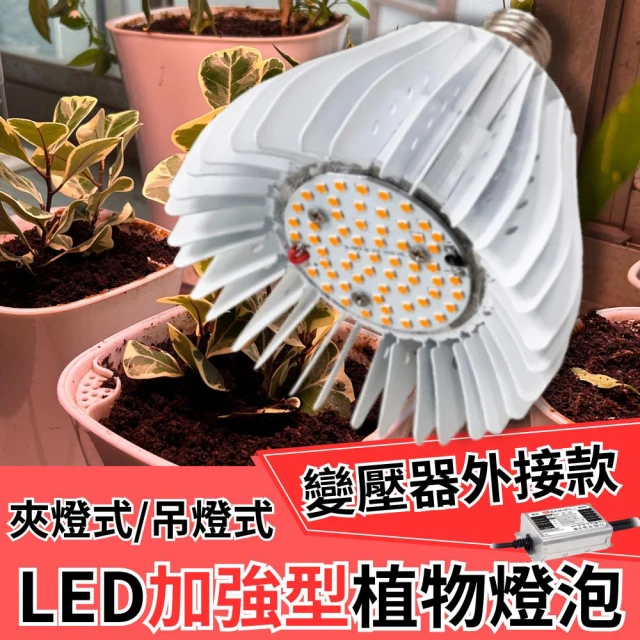 JIUNPEY 君沛 50W 加強型光譜E27植物燈泡 變壓器外接款(植物生長燈)