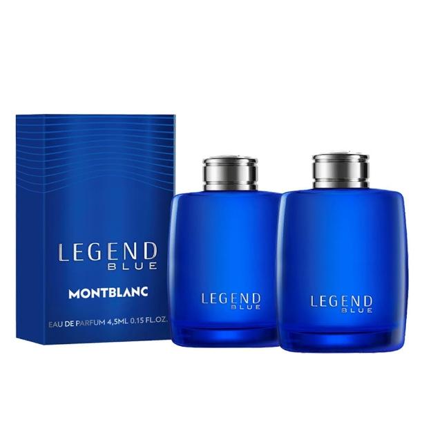 【MONTBLANC 萬寶龍】傳奇紳藍淡香精 4.5ML 小香 -2入組 專櫃 貨 