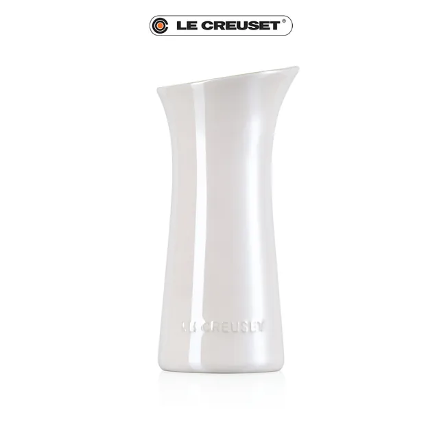 【Le Creuset】瓷器珠光薔薇花瓶500ml(珠光粉)