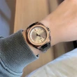【CASIO 卡西歐】LWA-300HRG-5E 女士復古 玫瑰金 簡約粗框指針 無字設計 獨特個性 金屬錶圈 百米防水 手錶