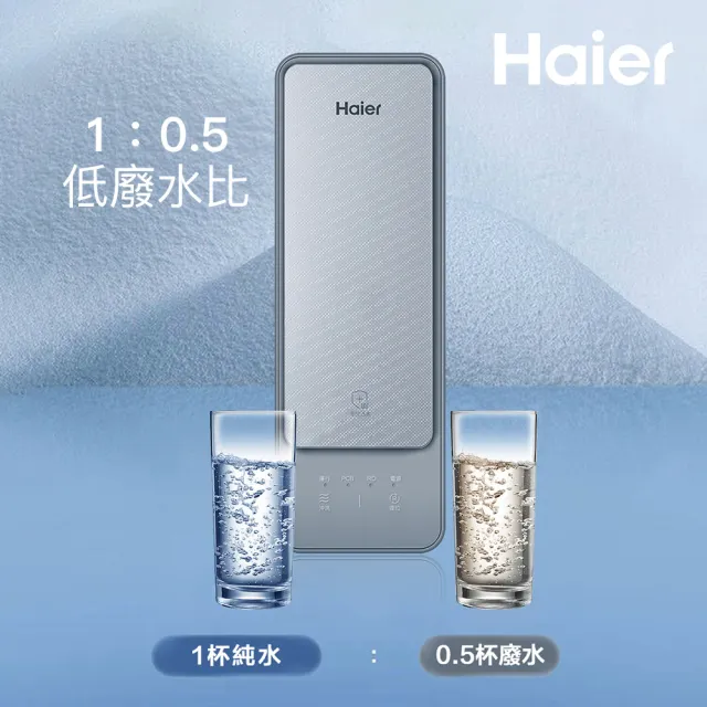 【Haier 海爾】RO淨水器/淨水機600G(贈基本安裝)