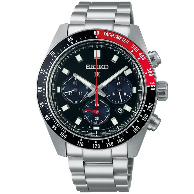 【SEIKO 精工】PROSPEX系列 熊貓2.0 SPEEDTIMER 太陽能計時腕錶 推薦 送禮 畢業禮物 (多款可選)